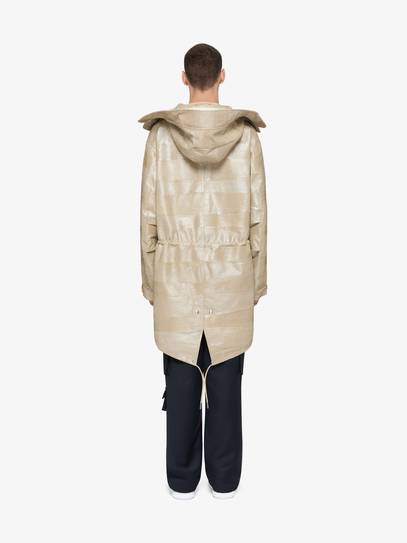 PARKA IN SALMON LEATHER 3