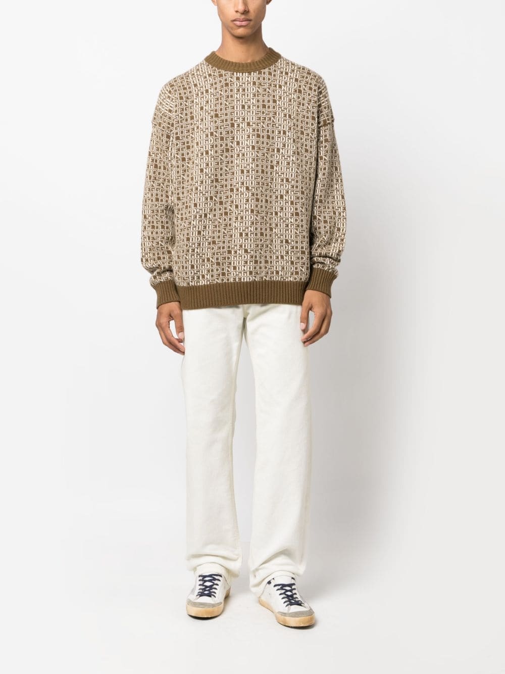 wool-cashmere crew-neck jumper - 2