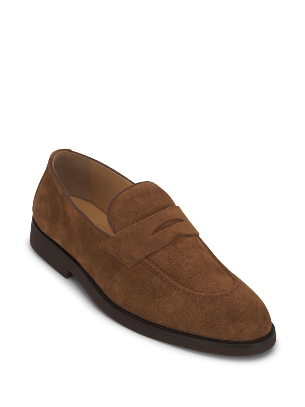 penny-slot suede loafers - 2
