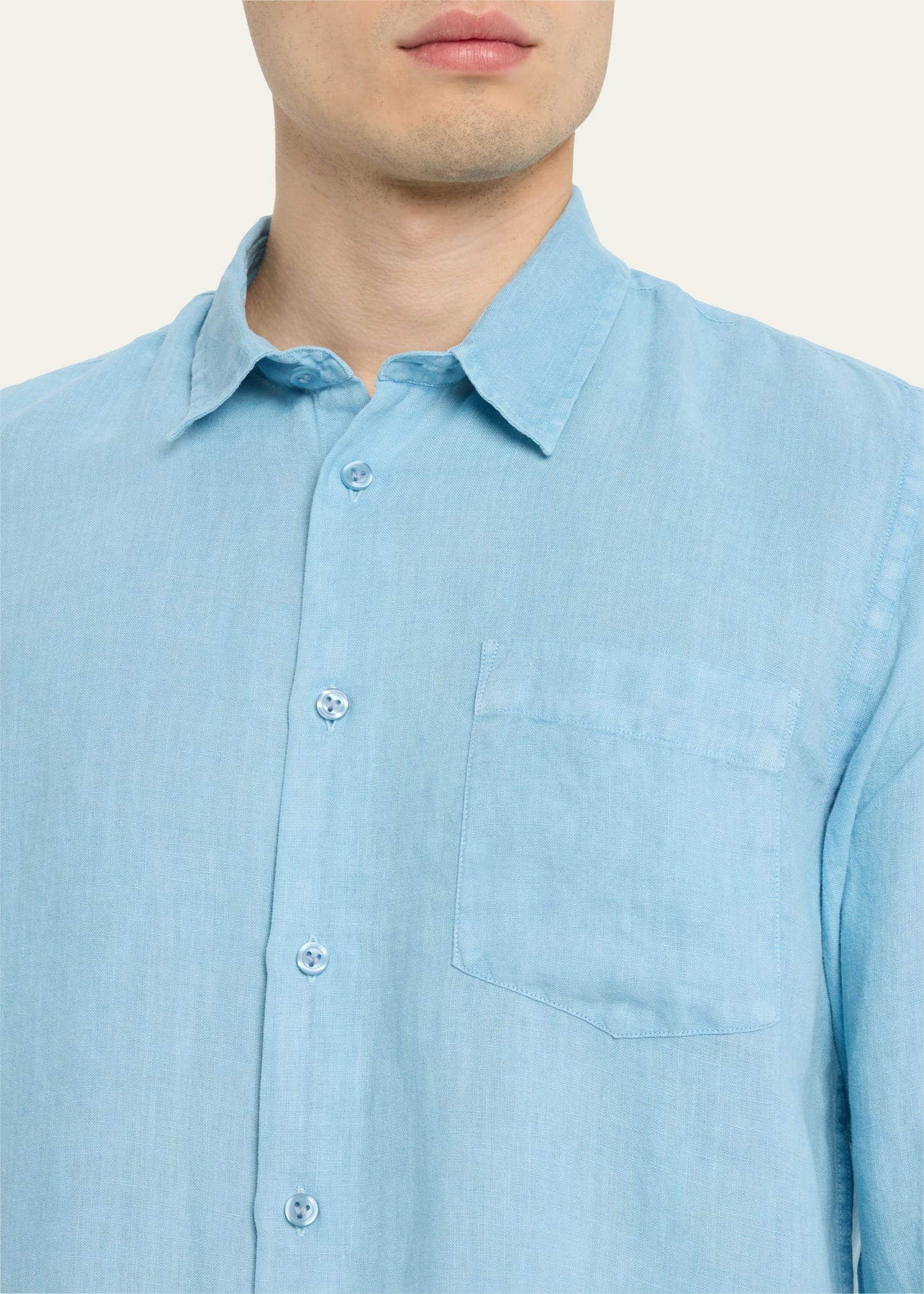 Men's Linen Sport Shirt - 5