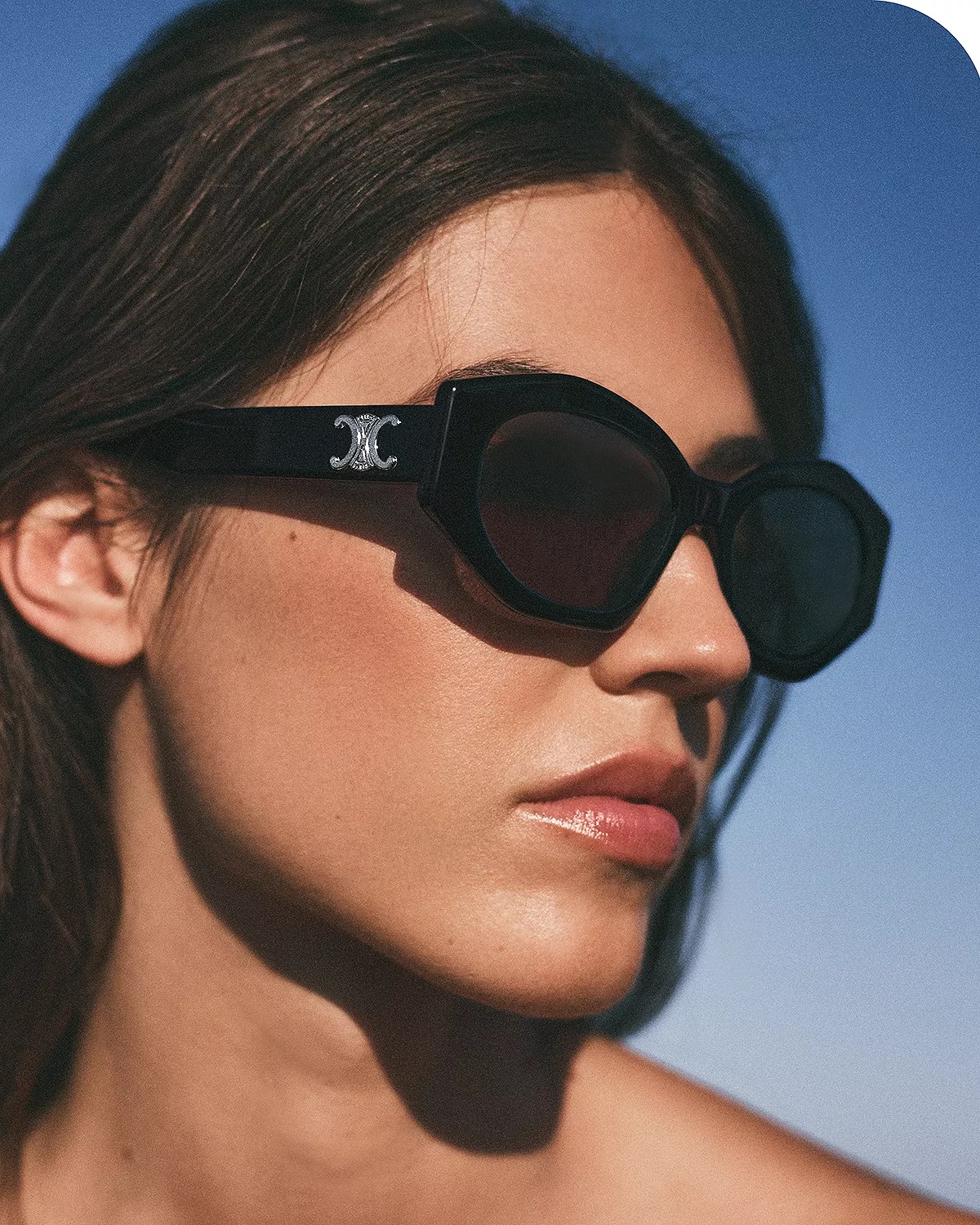 Triomphe Cat Eye Sunglasses, 55mm - 5