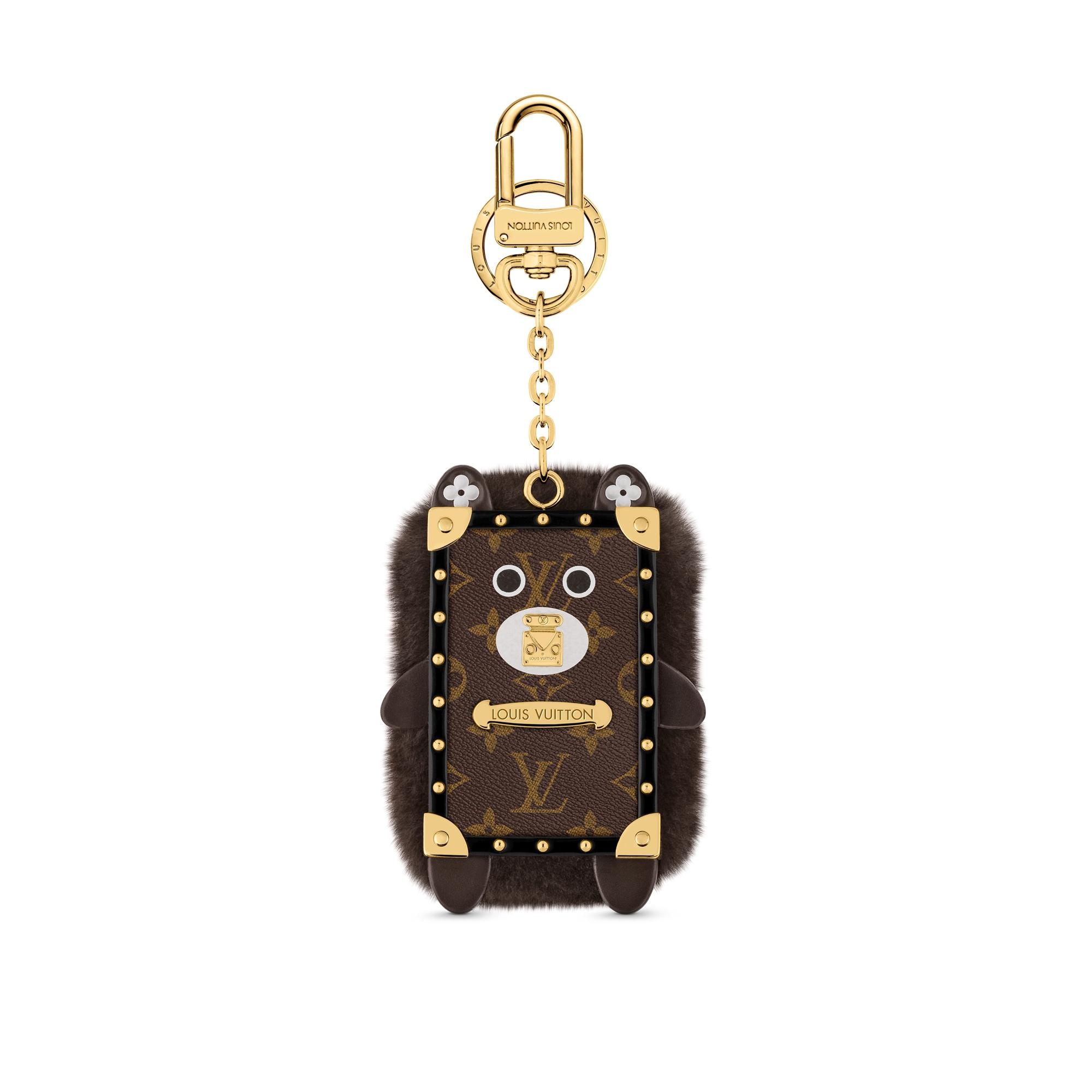 Wild Fur Eye-Trunk Bear Bag Charm and Key Holder - 1