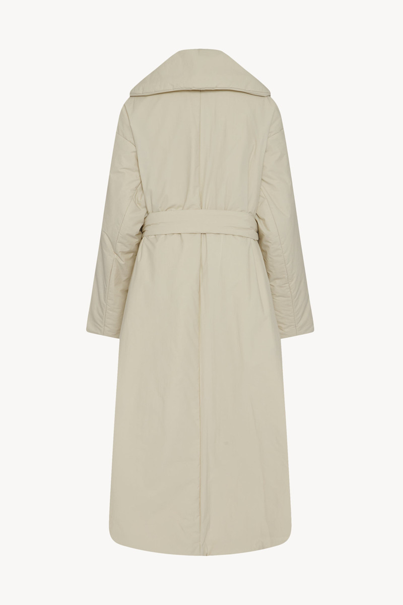 The Row Francine Coat in Silk and Nylon outlook