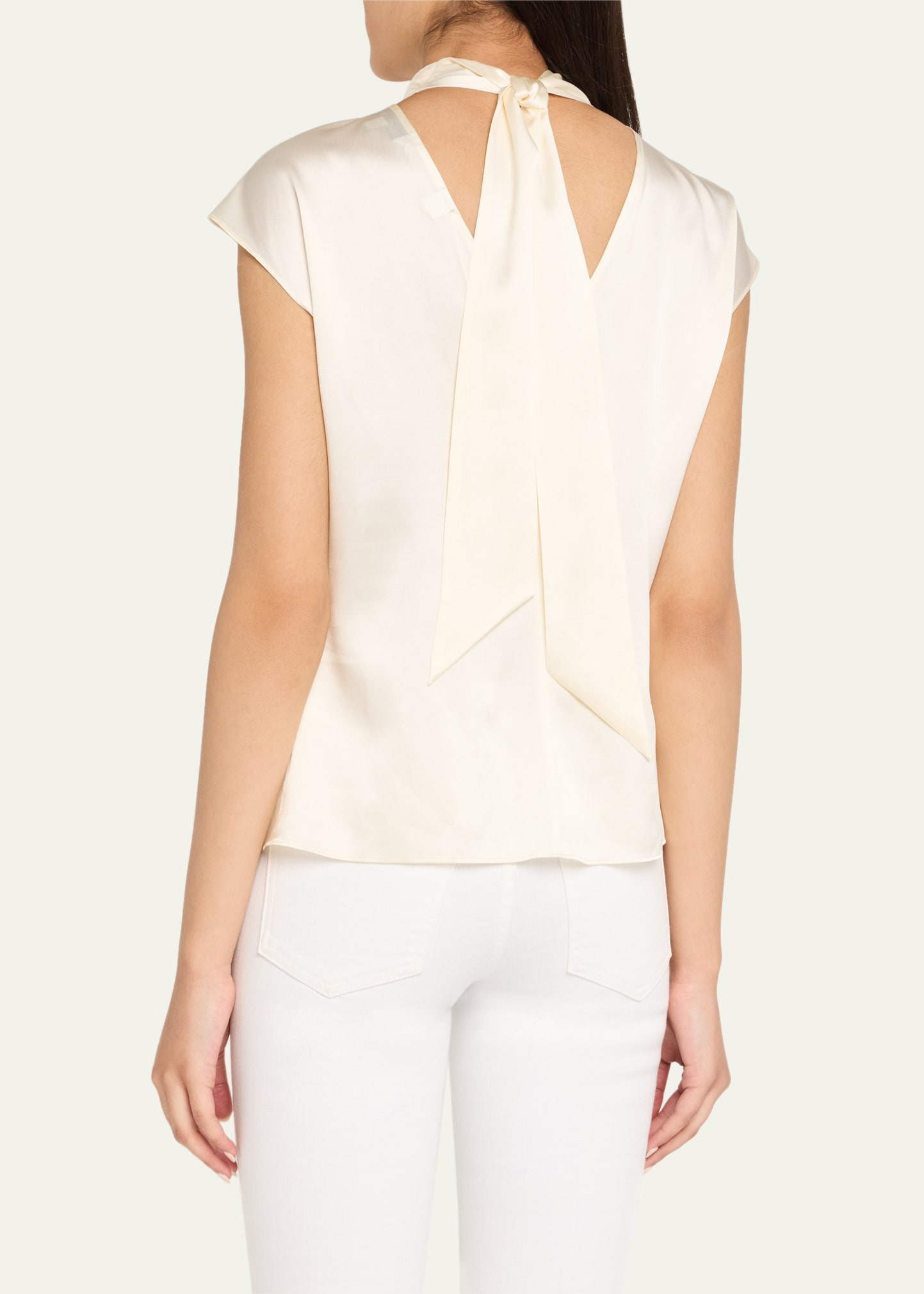 Leilany Draped Silk Top - 3