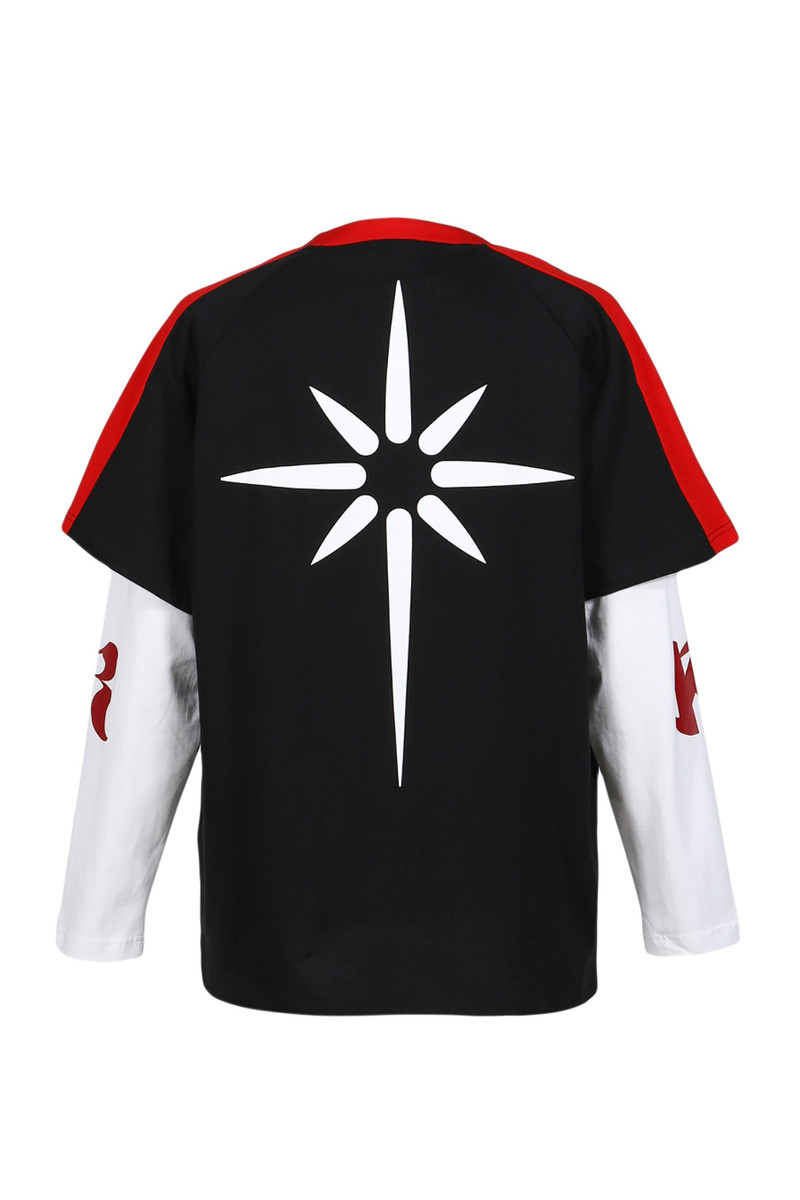KUSIKOHC BASEBALL LONGSLEEVE POLO / BLK outlook