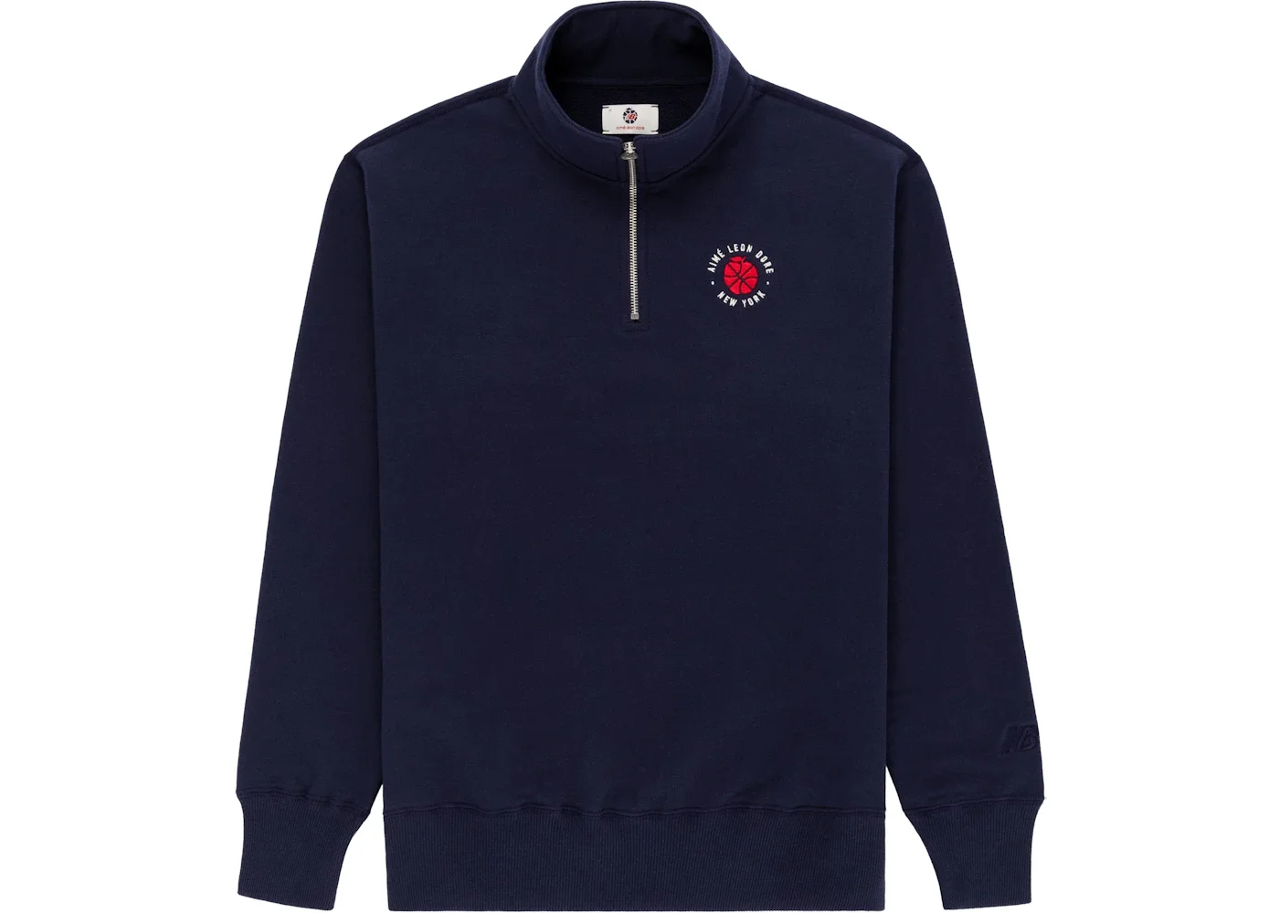 Aime Leon Dore x New Balance Quarter Zip Pullover Blue - 1