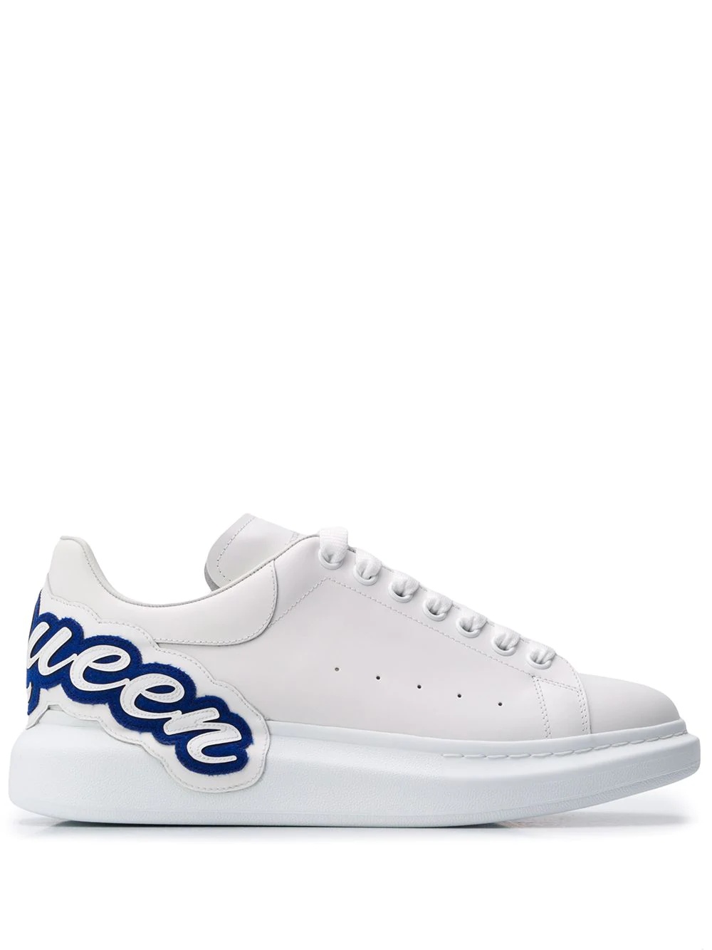 oversized logo-patch sneakers - 1