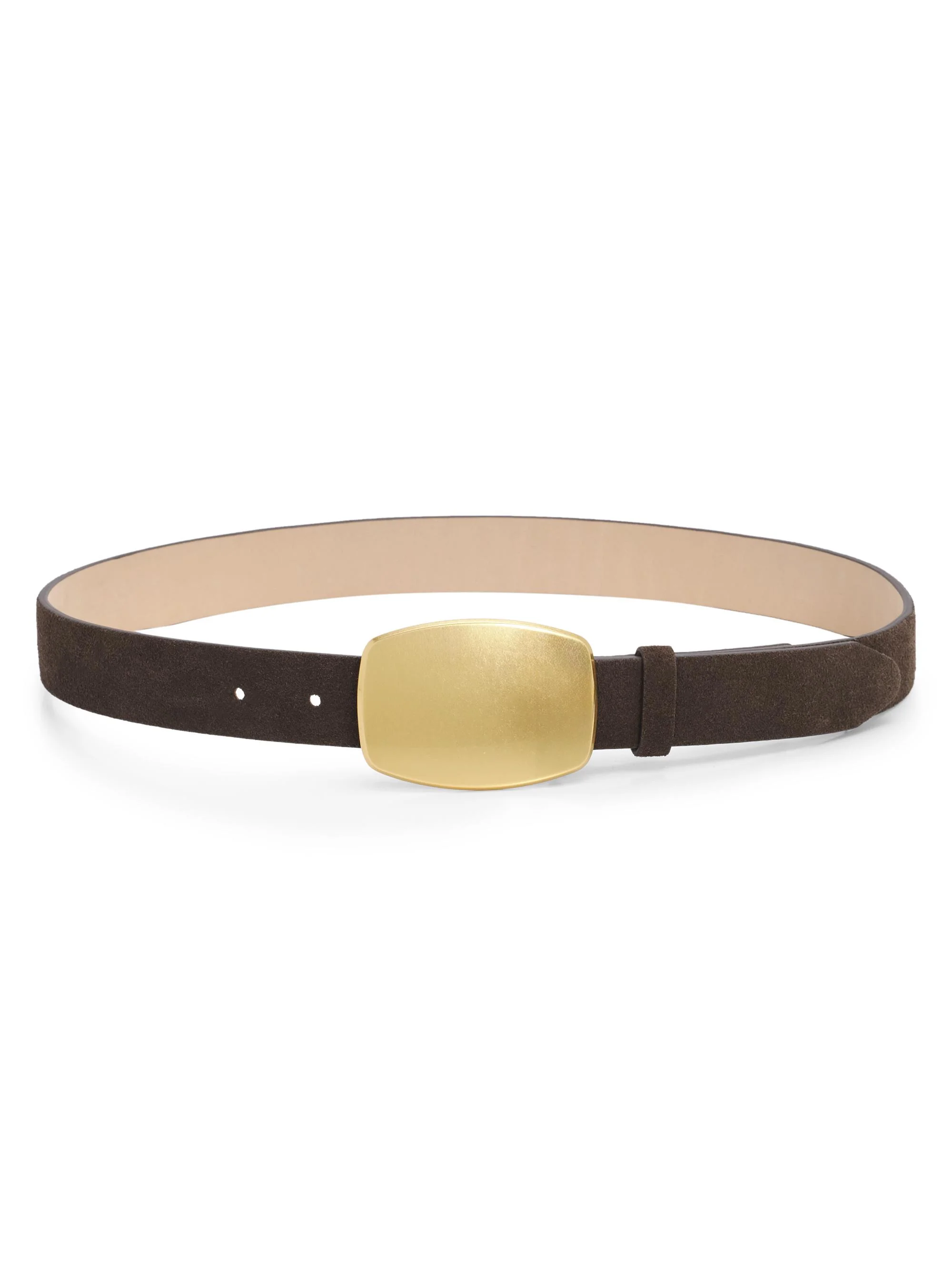 Women's Wyatt Suede Belt - Dark Espresso - 1