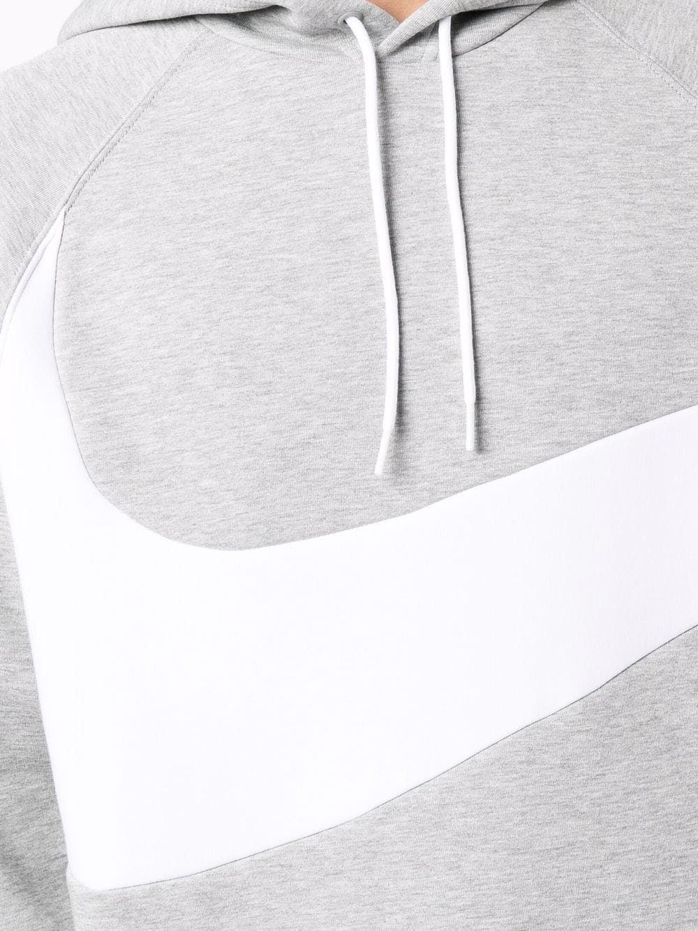 Big Swoosh print hoodie - 5