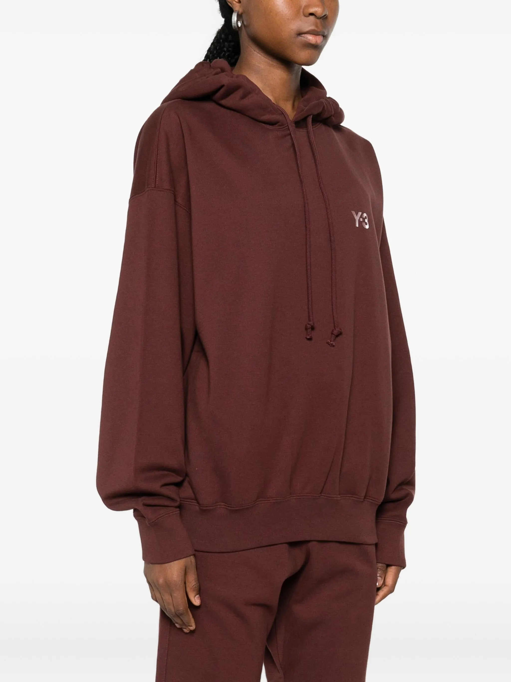 Y-3 Logo-print Hoodie - 3