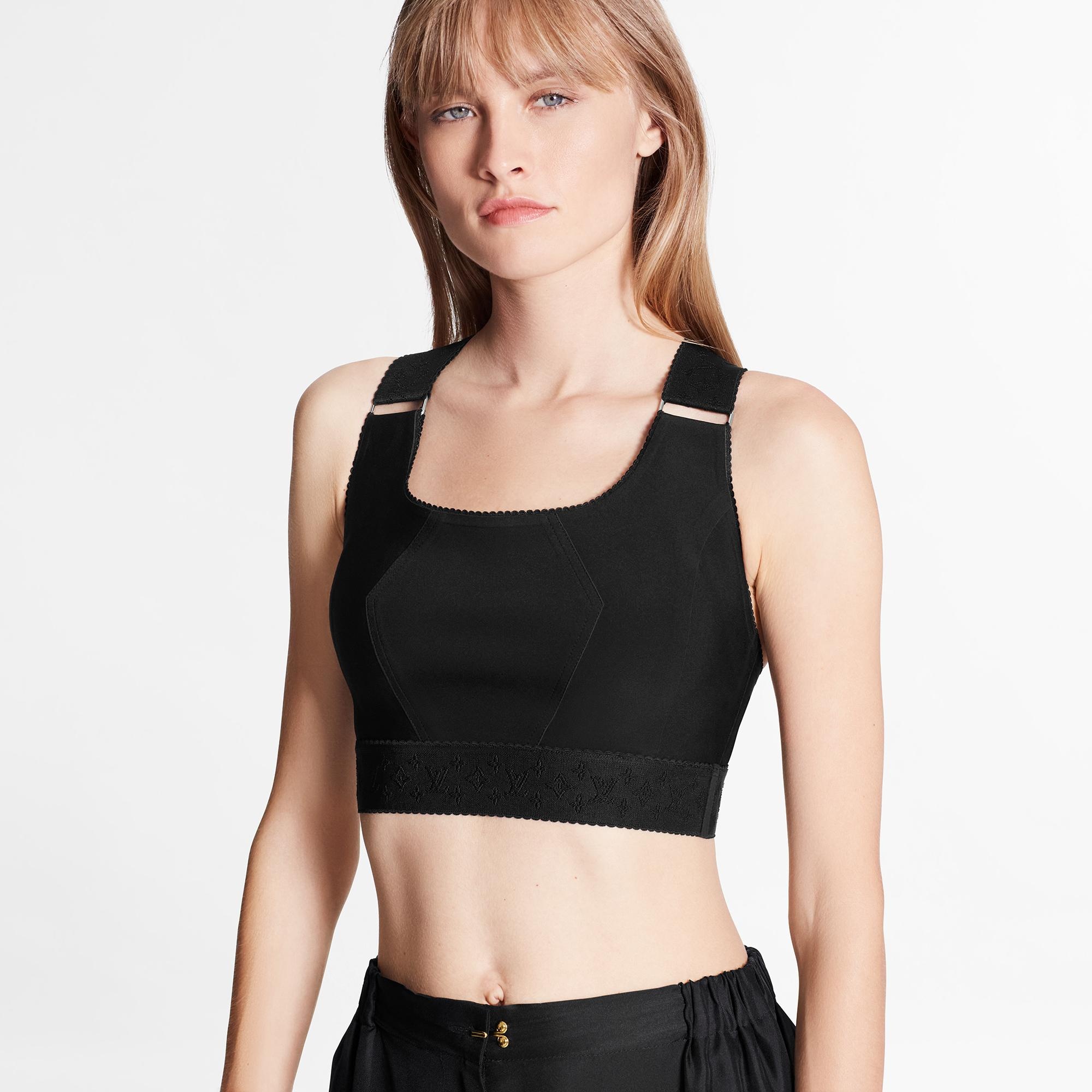Lingerie-Inspired Cropped Tank Top - 3