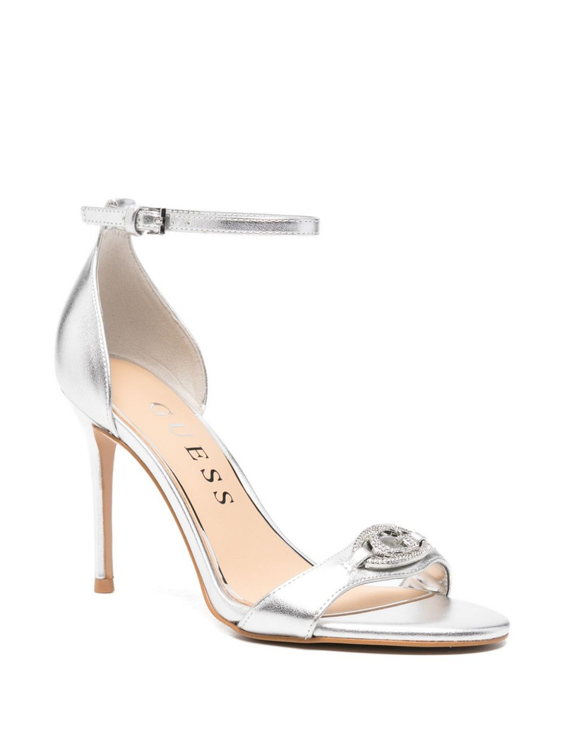 GUESS USA open-toe leather sandals outlook