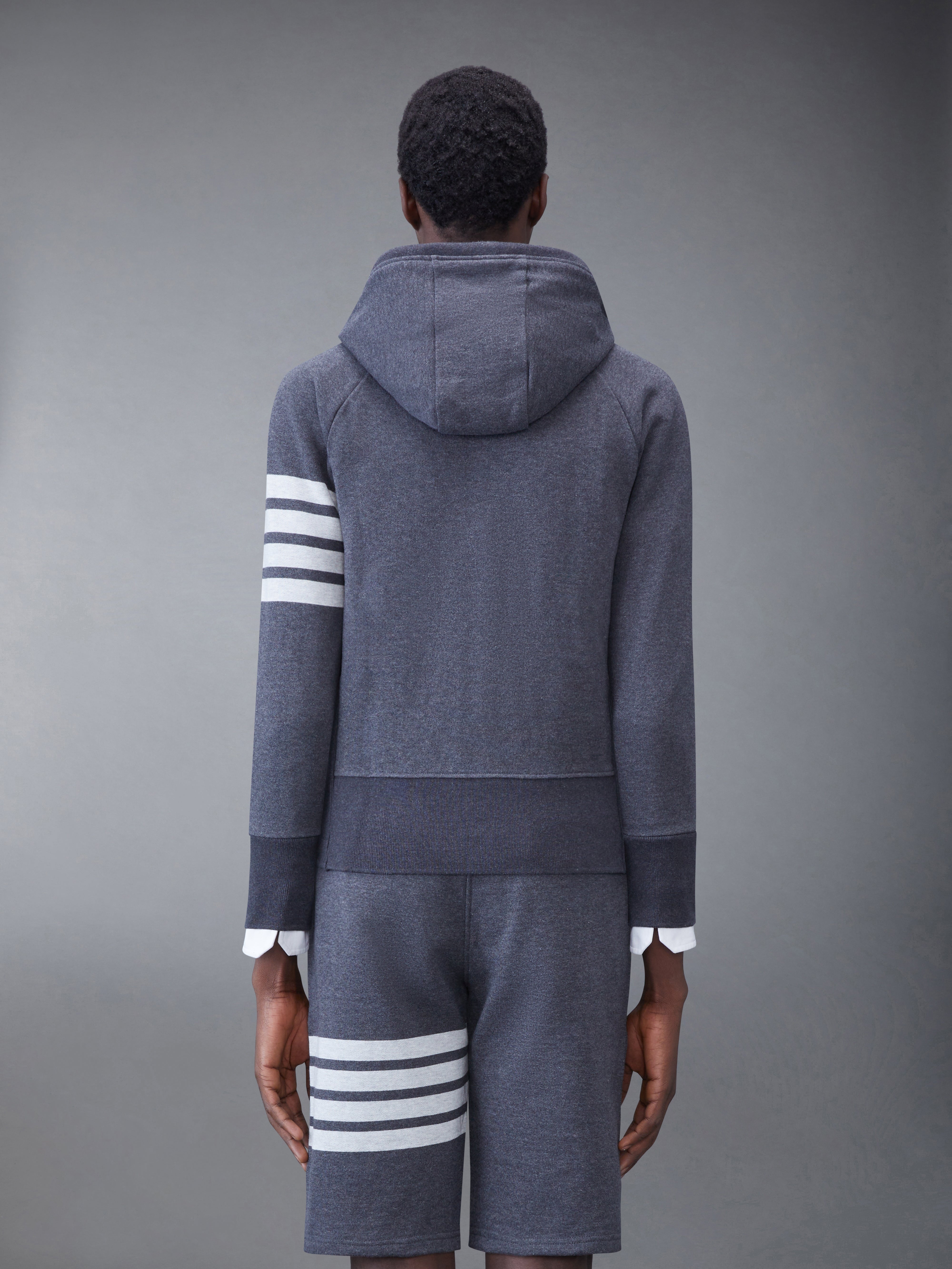 CLASSIC LOOPBACK 4-BAR ZIP HOODIE - 2