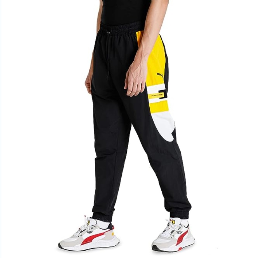 PUMA x Ferrari Men's Race Statement Track Trousers 'Yellow' 531646-06 - 6