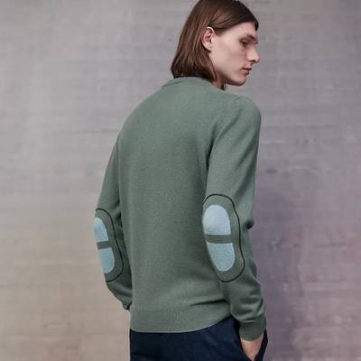 Hermès "Maillon Chaine d'Ancre & cuir" crewneck sweater outlook