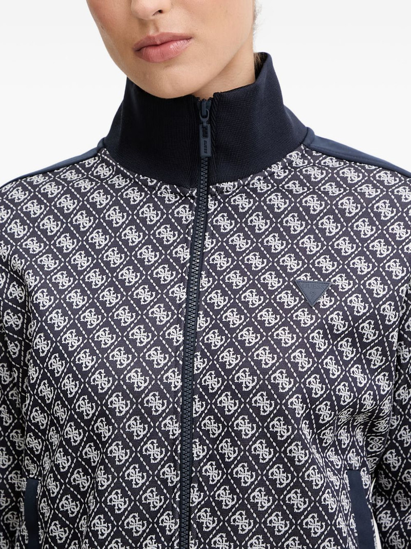 patterned zip-up sweatshirt 3