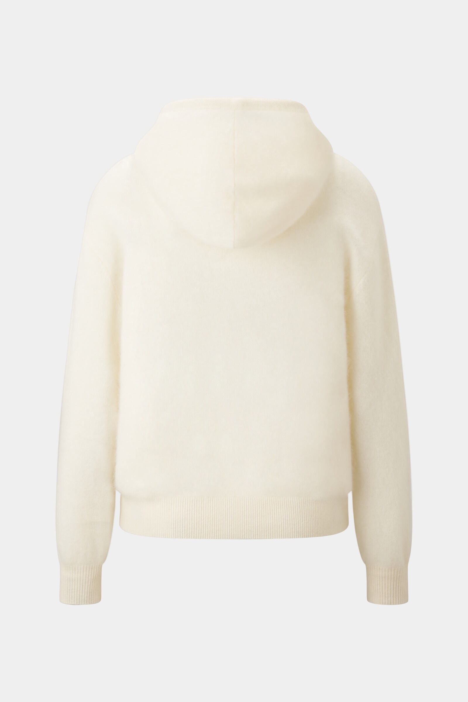 Sissi Cashmere hoodie jacket in Cream white - 2