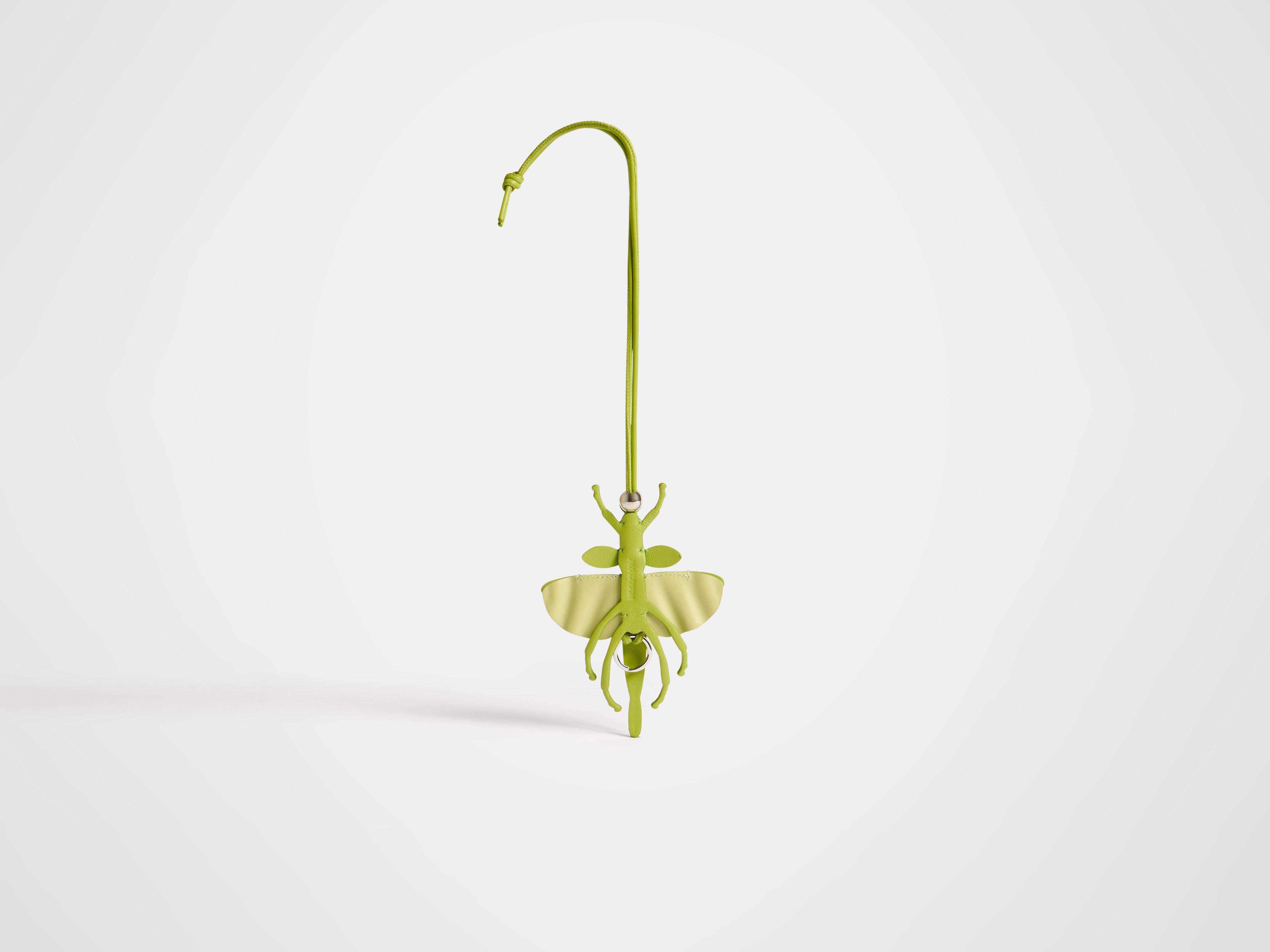 LEATHER PRAYING MANTIS CHARM - 4