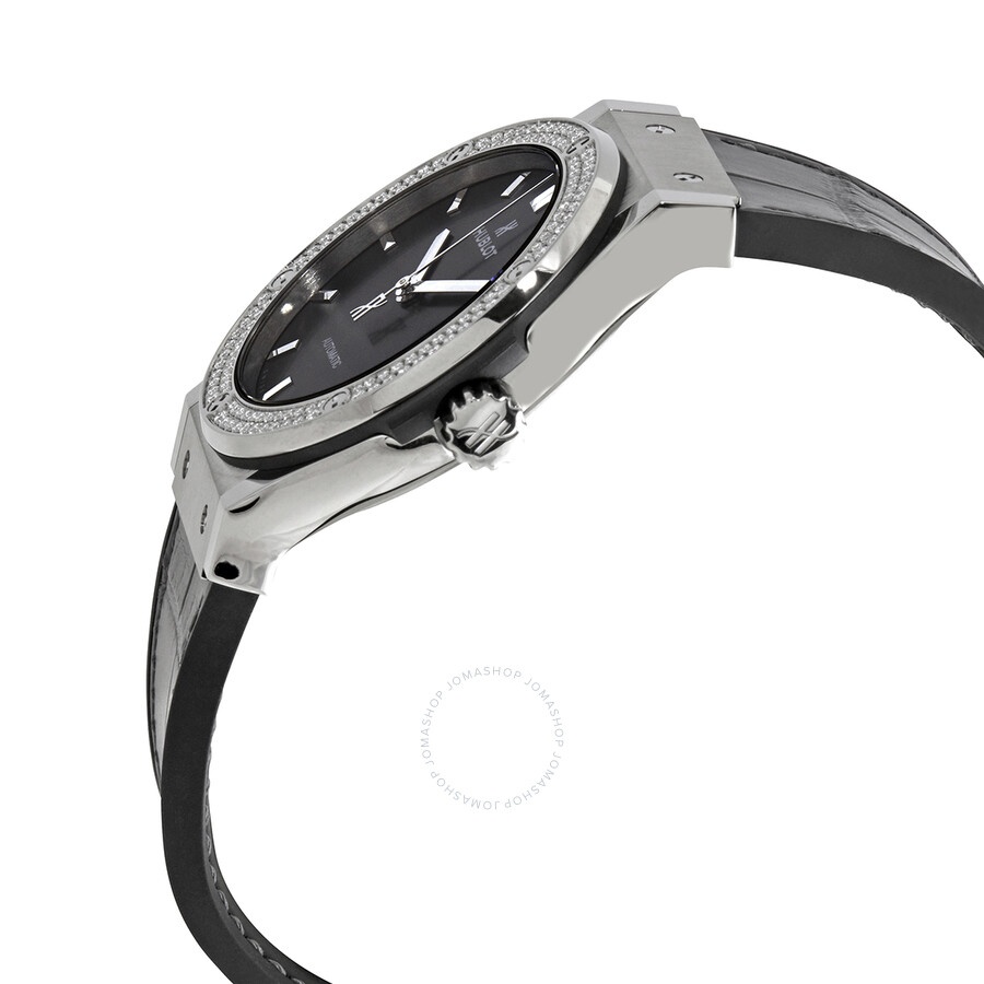 Hublot Classic Fusion Racing Grey Automatic Diamond Grey Sunblast Dial Men's Watch 542.NX.7071.LR.11 - 2