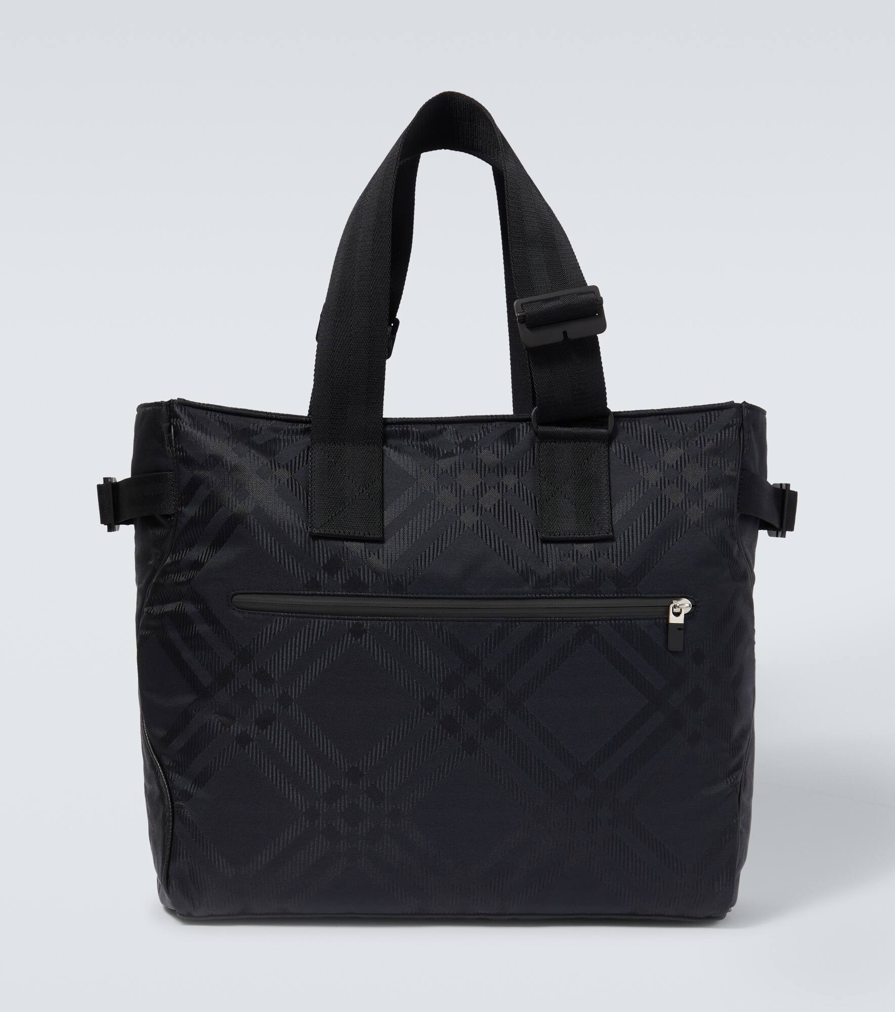 Burberry Check jacquard tote bag - 1