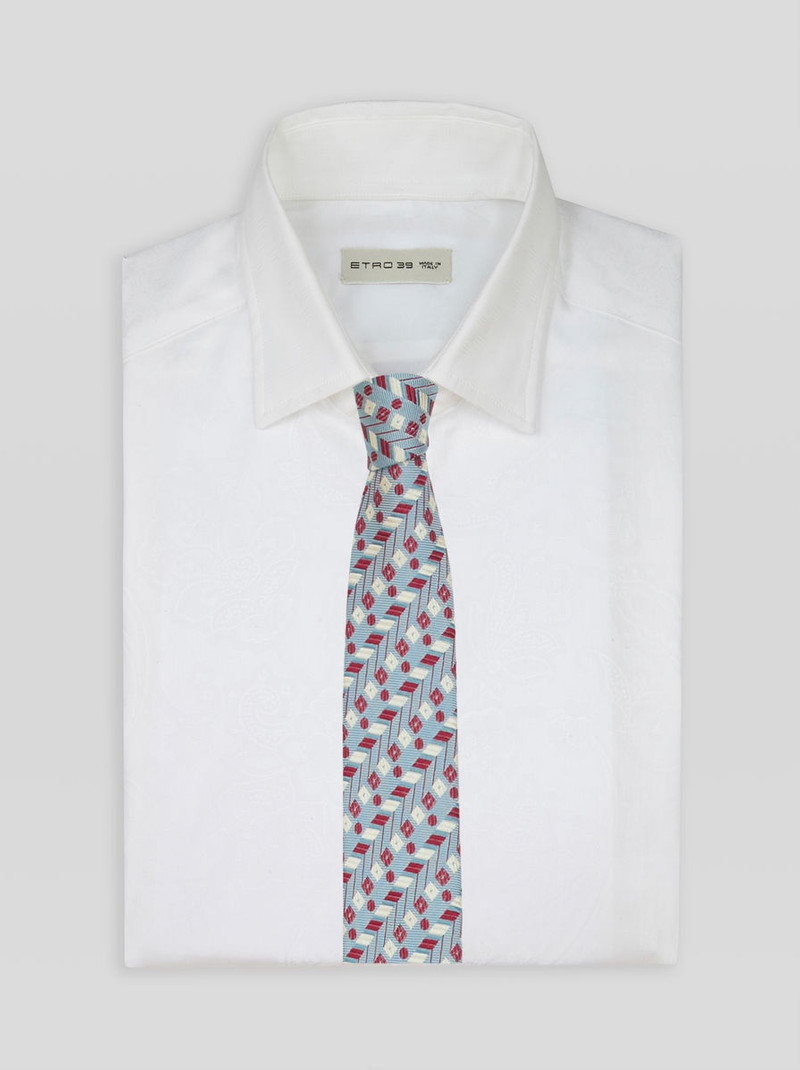 Etro JACQUARD TIE WITH GEOMETRIC PATTERN outlook
