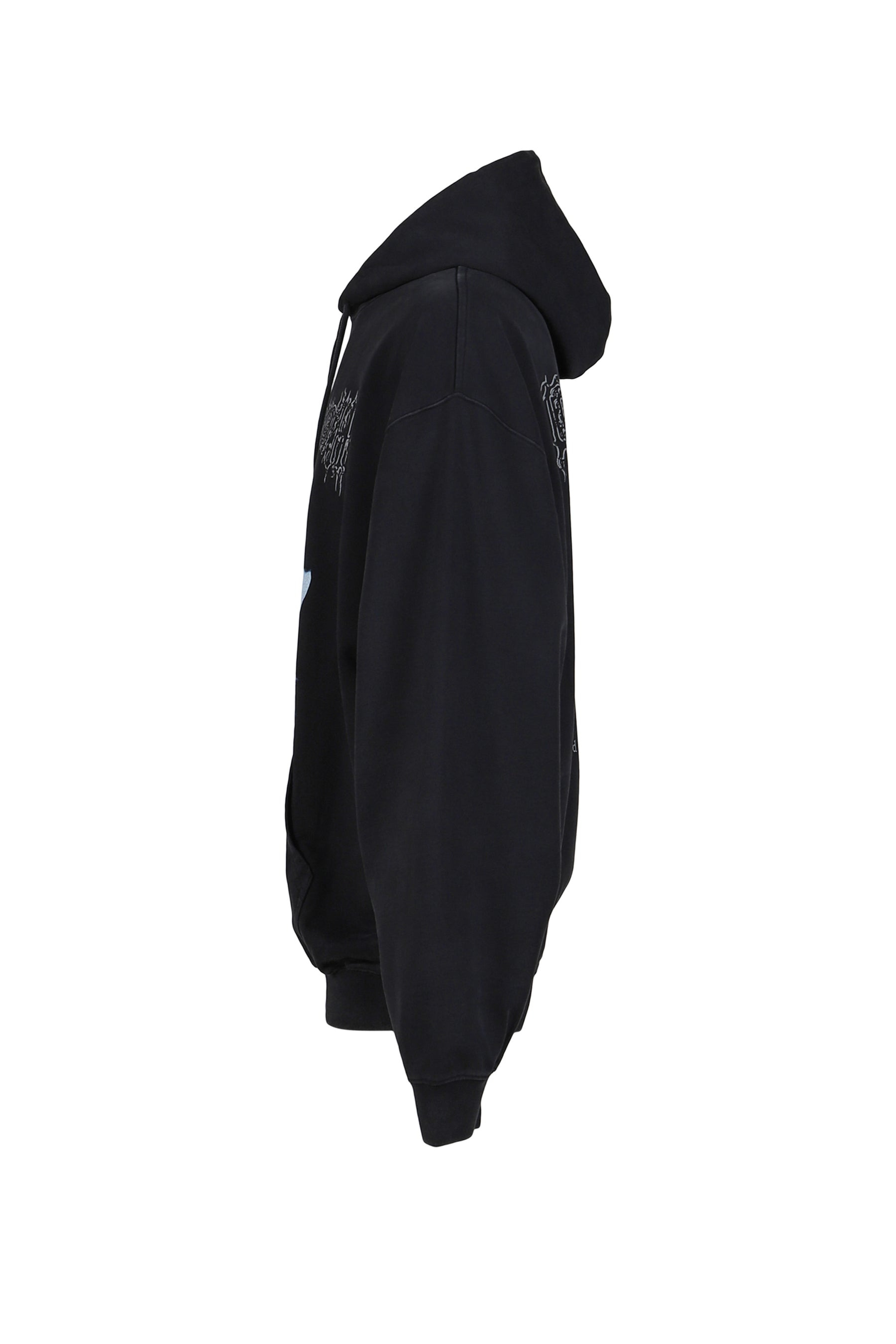 COF FILTHY SECRET OVERSIZED HOODIE / WASHED BLK - 8