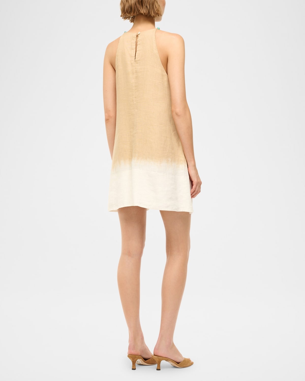 Cabo Tie-Dye Linen Dress - 3