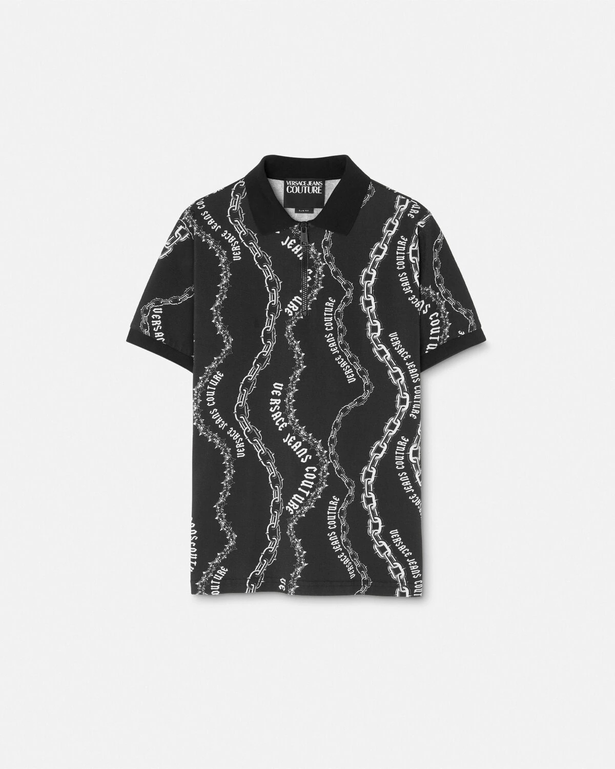 Chain Couture Slim-Fit Polo Shirt - 1