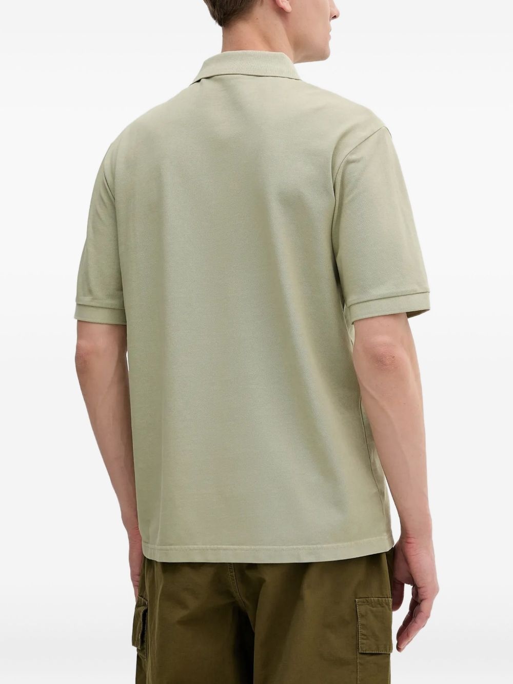 embroidered-logo polo shirt - 2