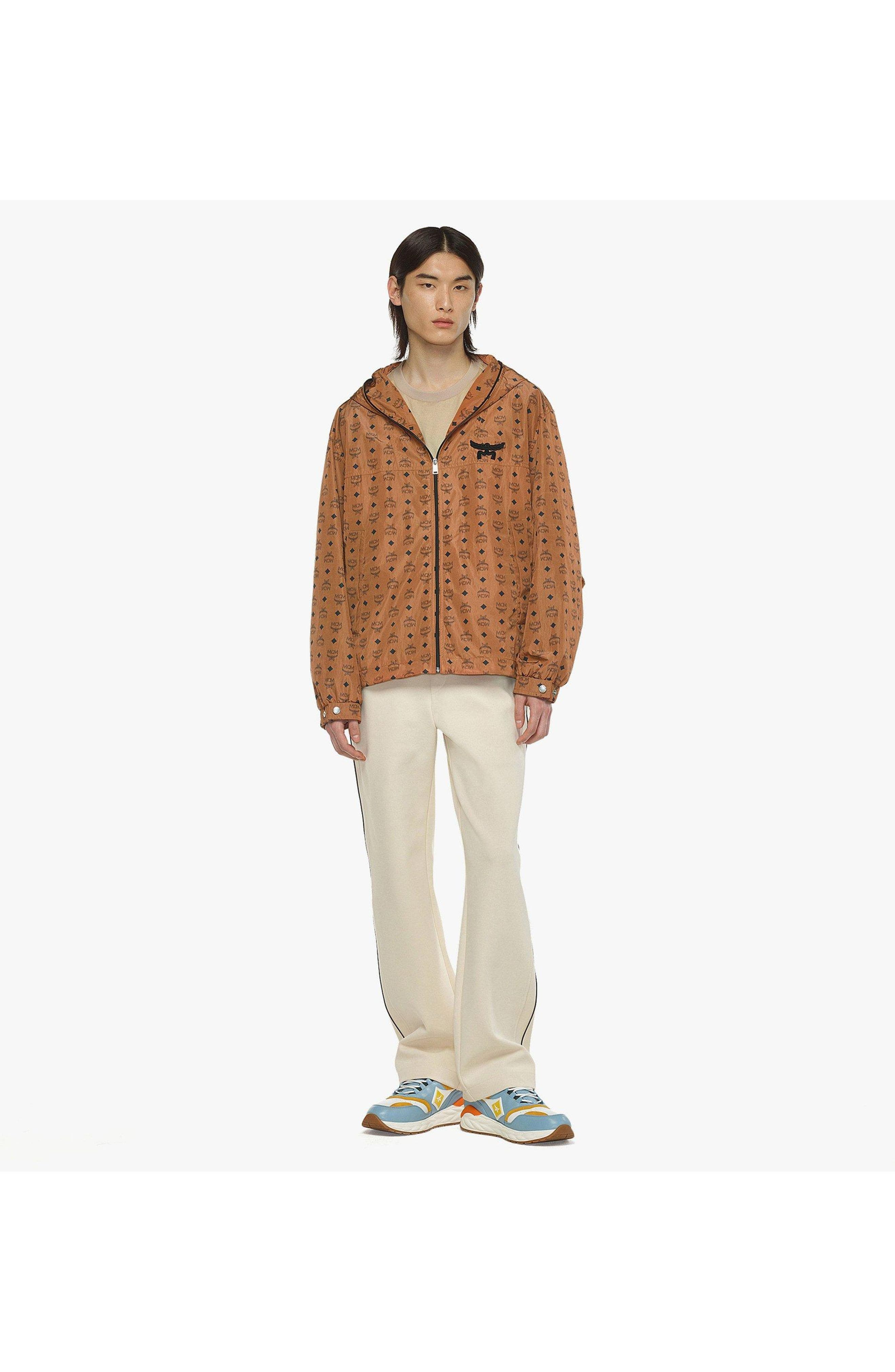 MCM Monogram Print Windbreaker in ECONYL® in Brown at Nordstrom - 3