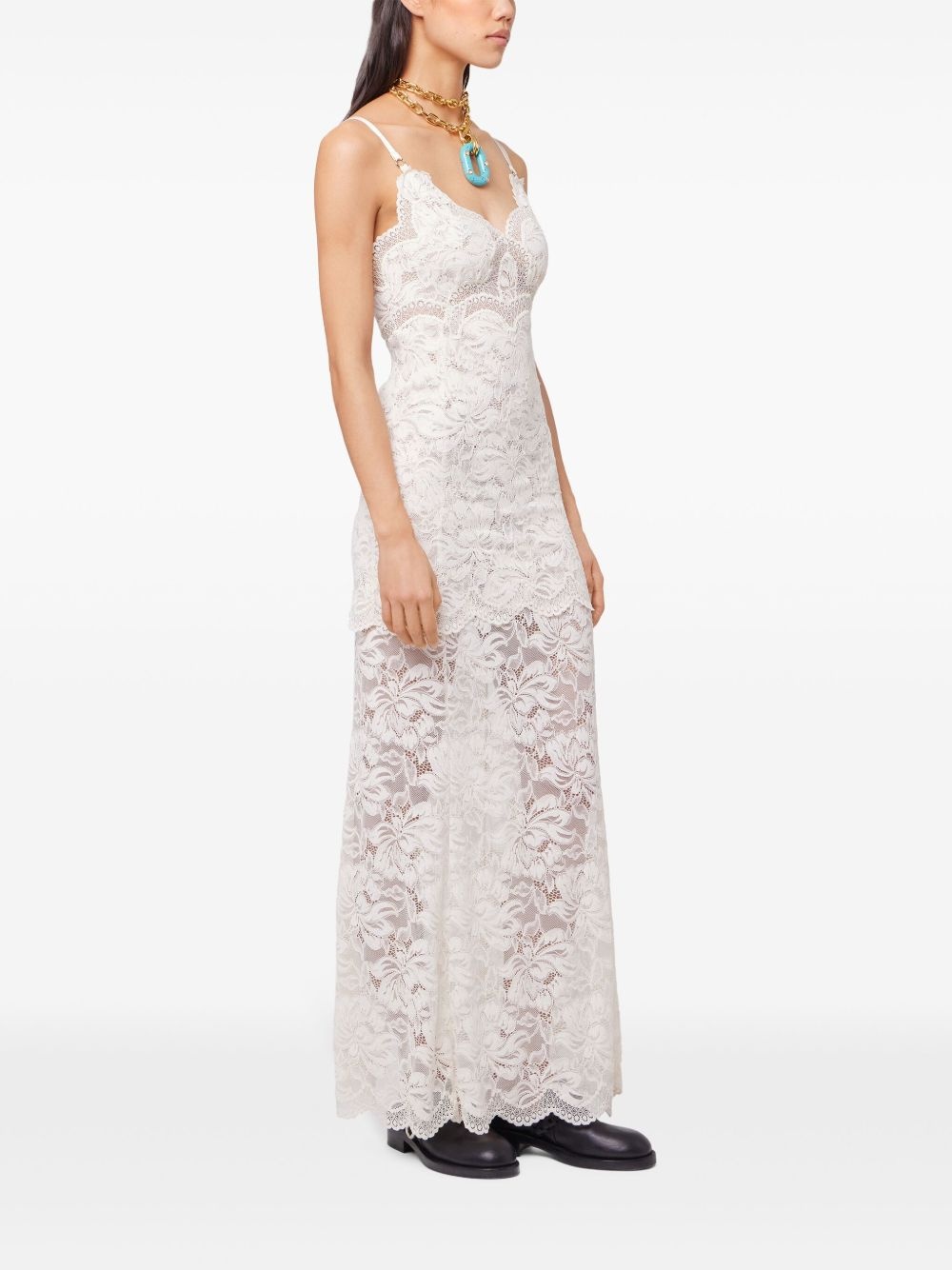 lace maxi dress - 3