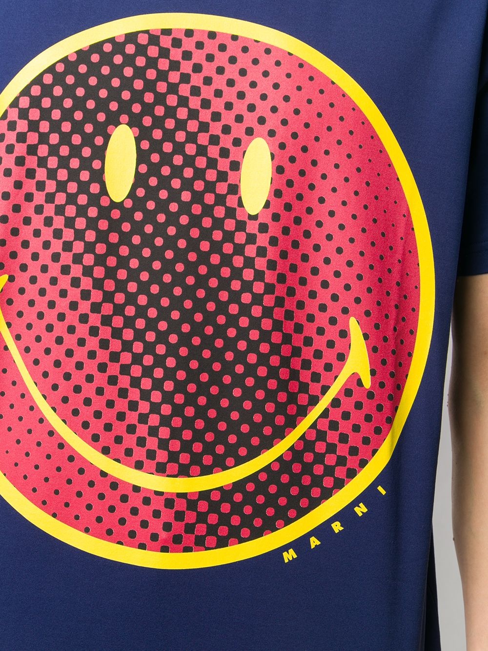 smiley-face print T-shirt - 5