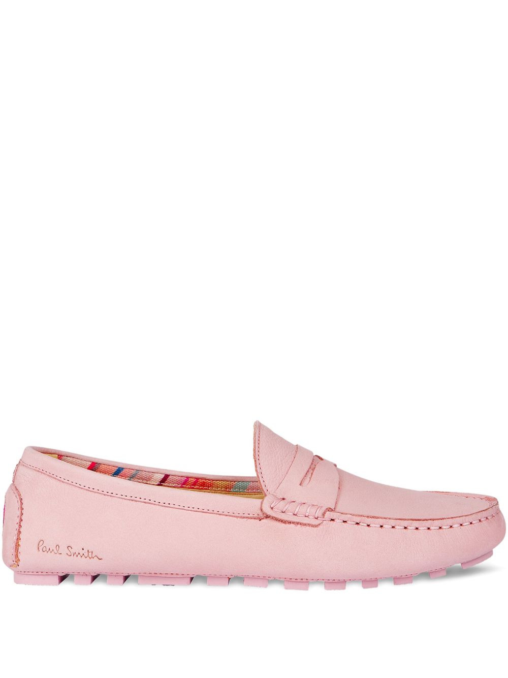 embossed-logo loafers - 1