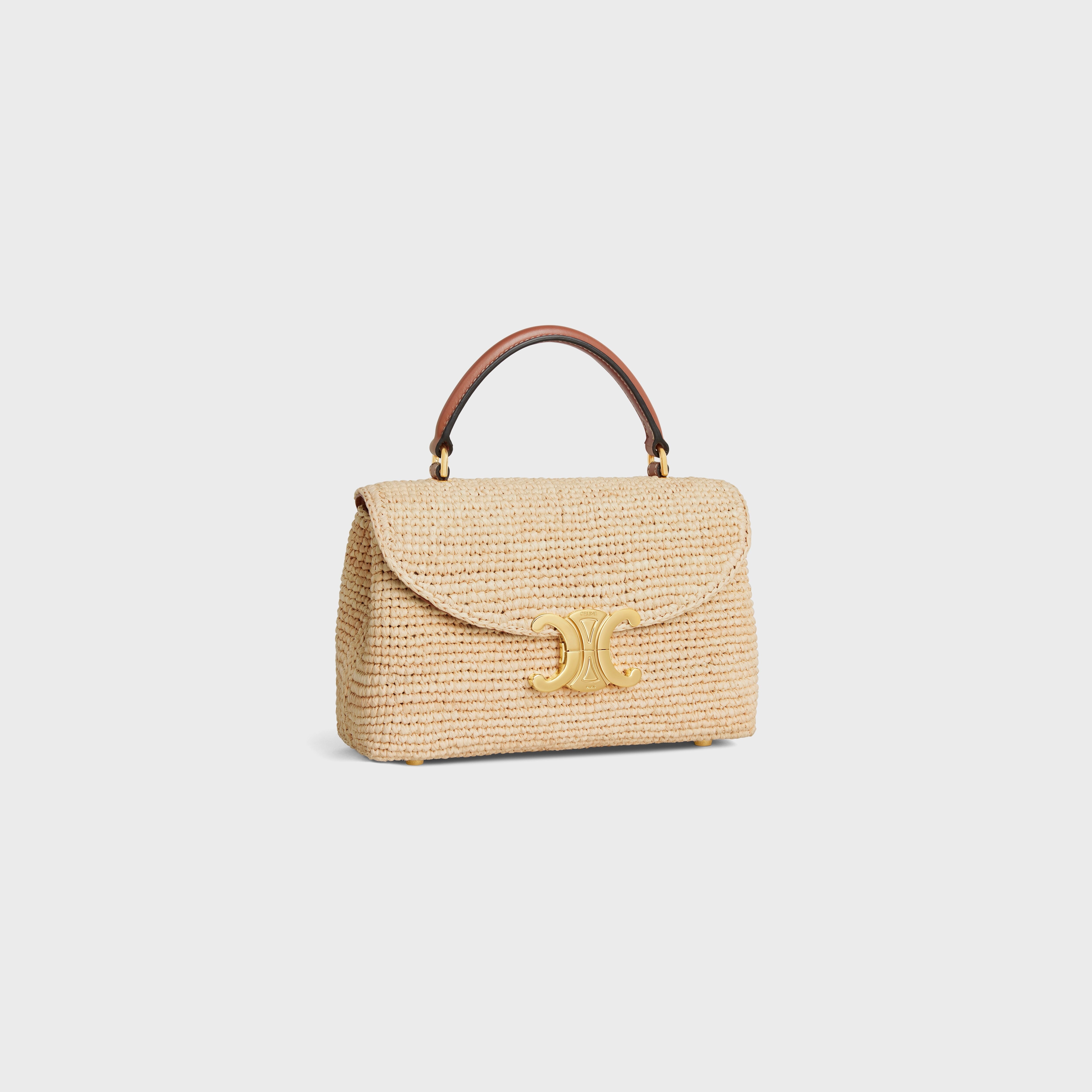 TEEN NINO BAG IN Raffia and calfskin - 2