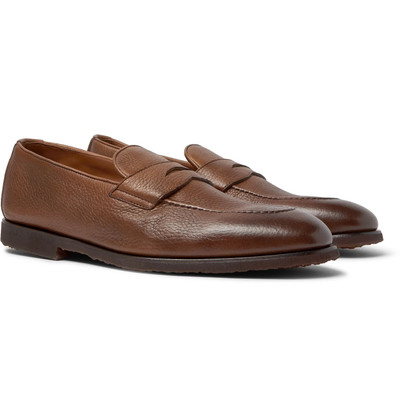 Brunello Cucinelli Full-Grain Leather Penny Loafers outlook