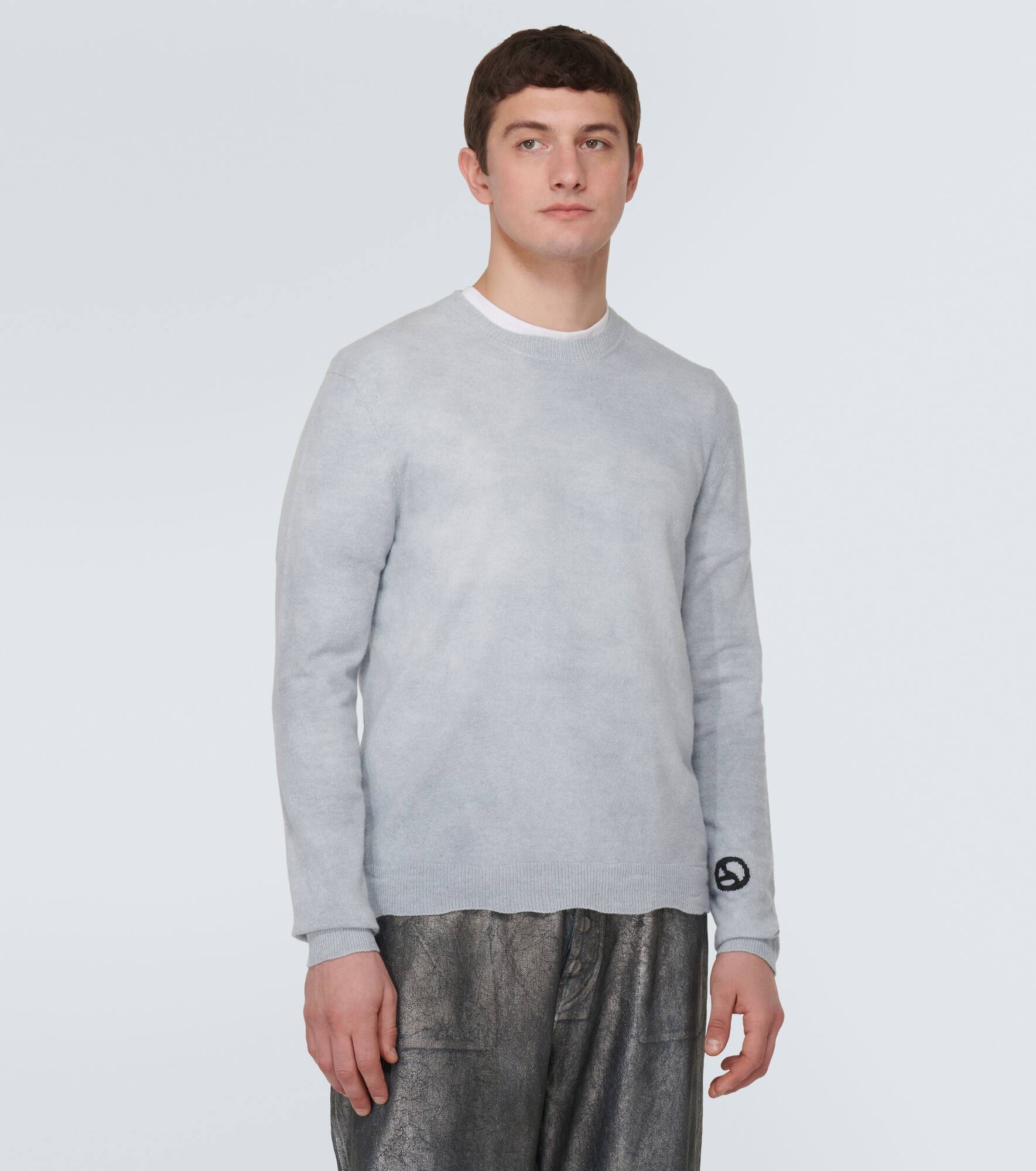 Wool and cotton-blend sweater - 3