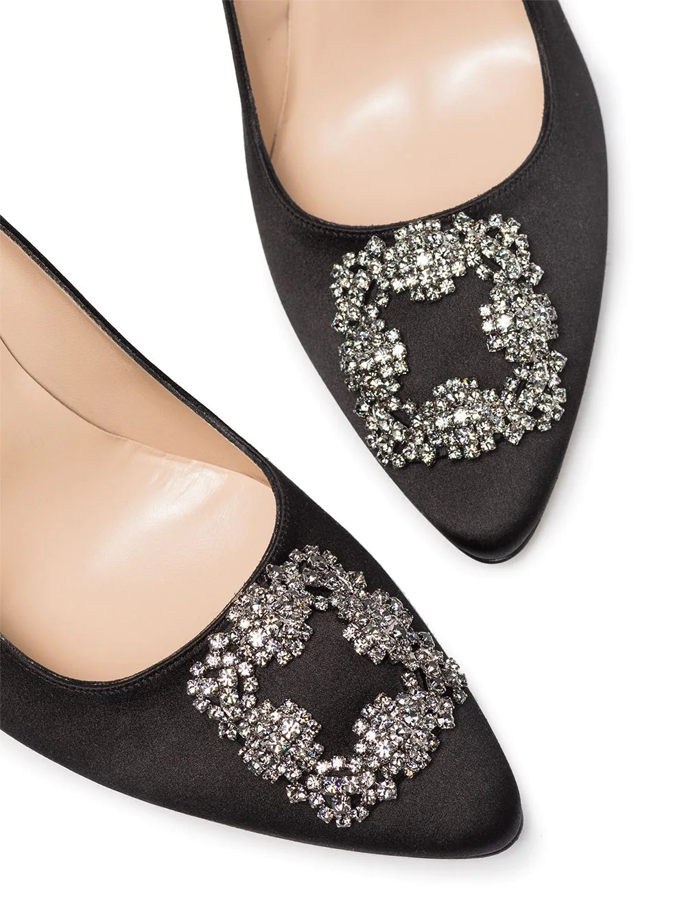 Hangisi 105mm satin pumps - 2