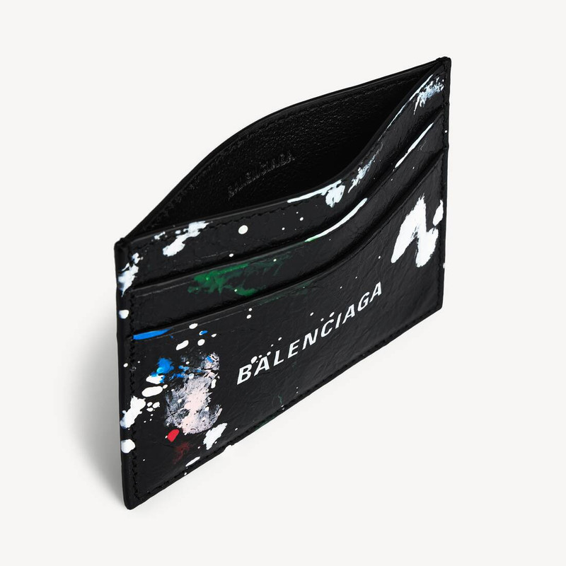 BALENCIAGA Men's Cash Card Holder in Black/multicolor outlook