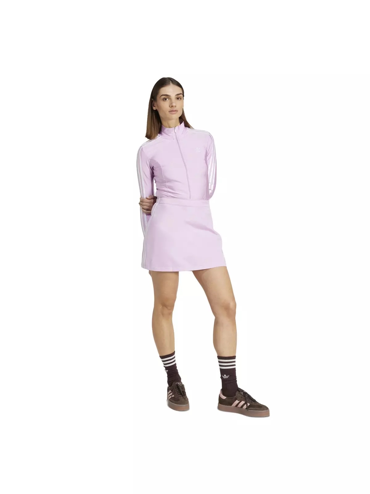 Originals Women's Adicolor 3-Stripes Mini Skirt -Purple - 5