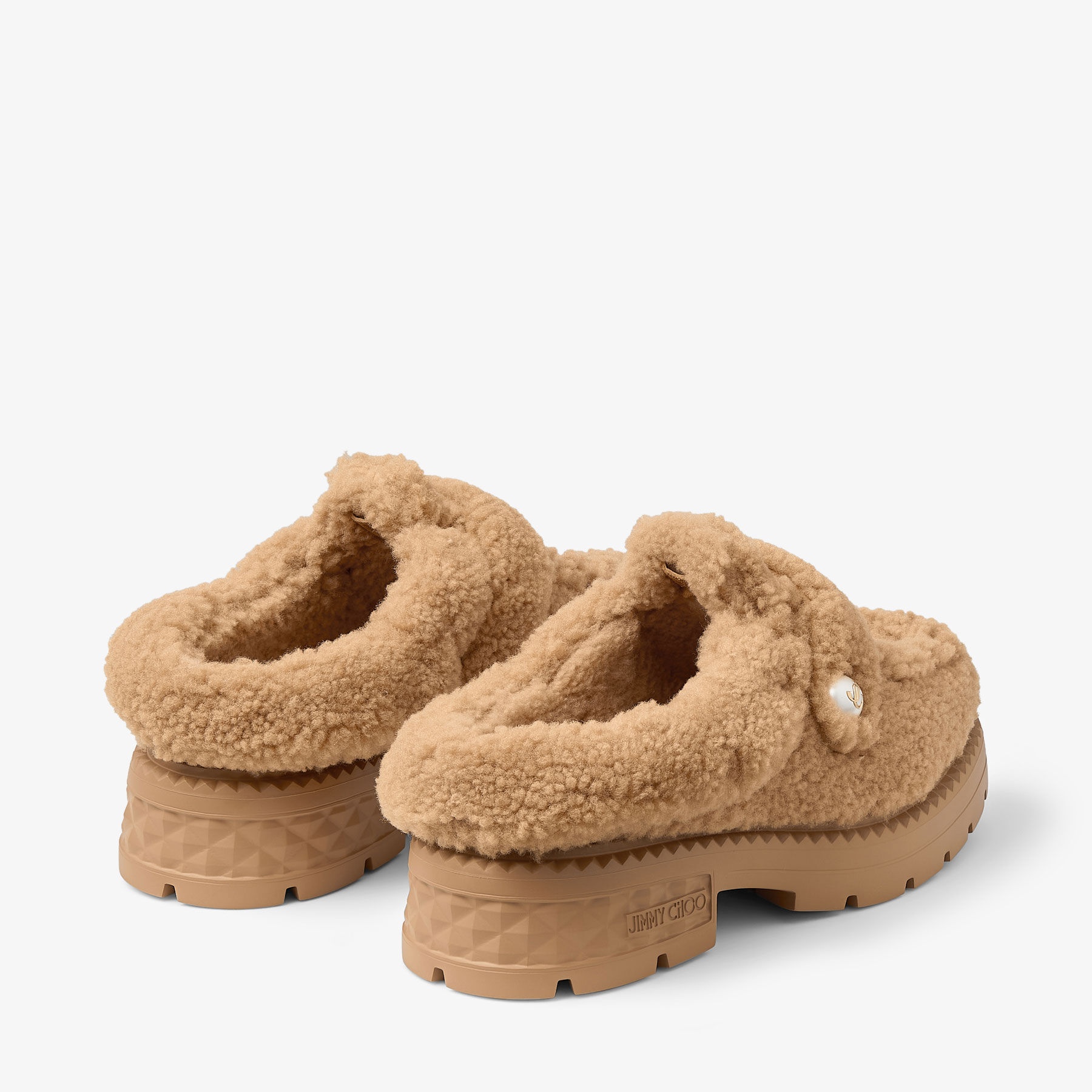 Shea Mule Flat
Rattan Curly Shearling Flats - 5