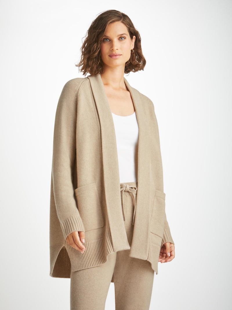 Women's Cardigan Nina Cashmere Fawn - 2