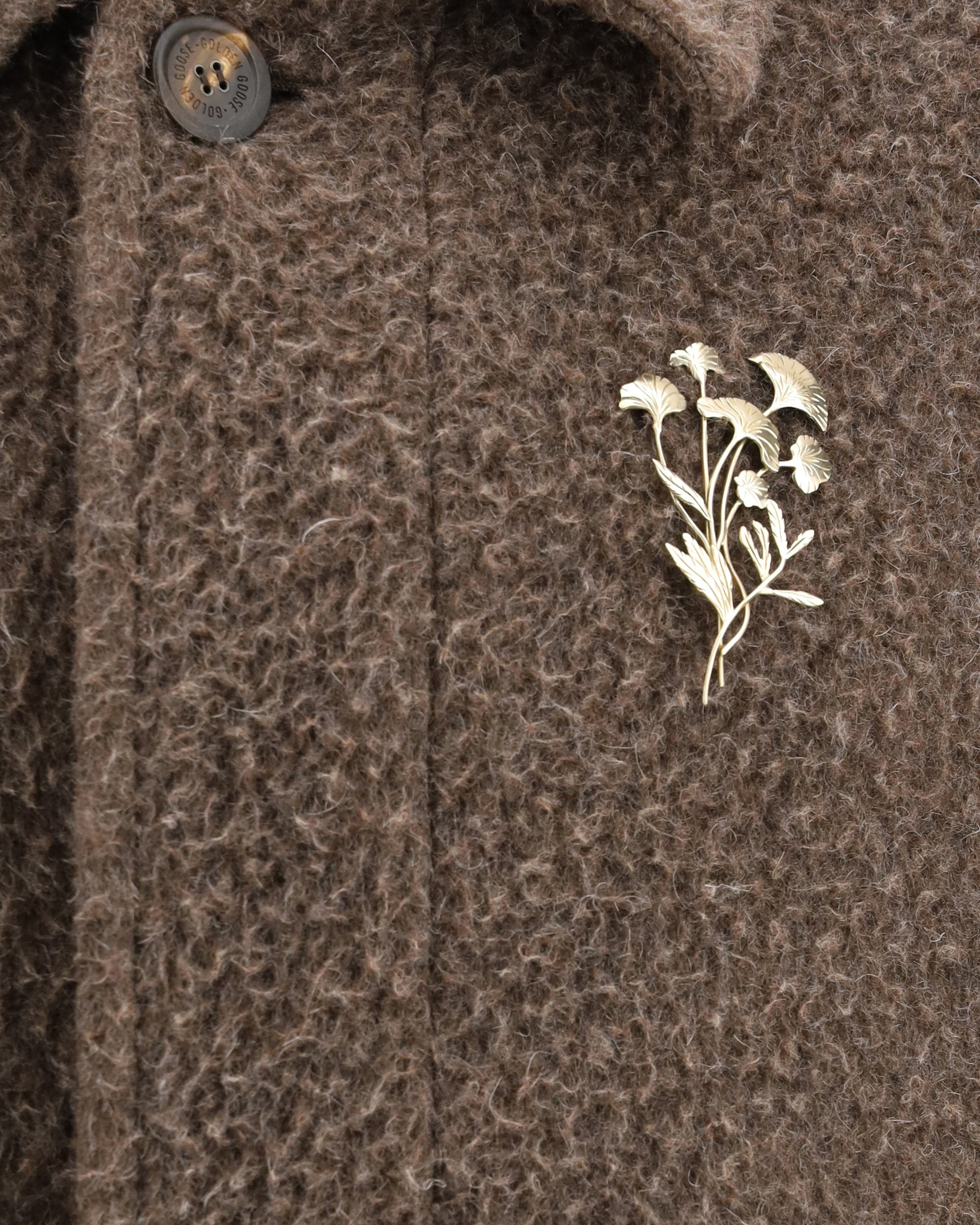 Journey Single-breasted Coat in dark Brown - 3