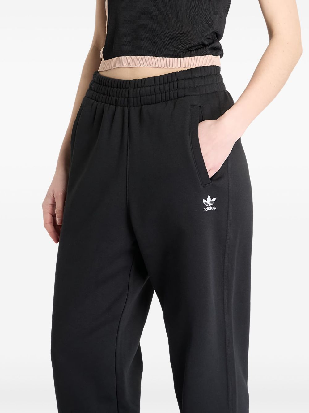elasticated-waist joggers - 4