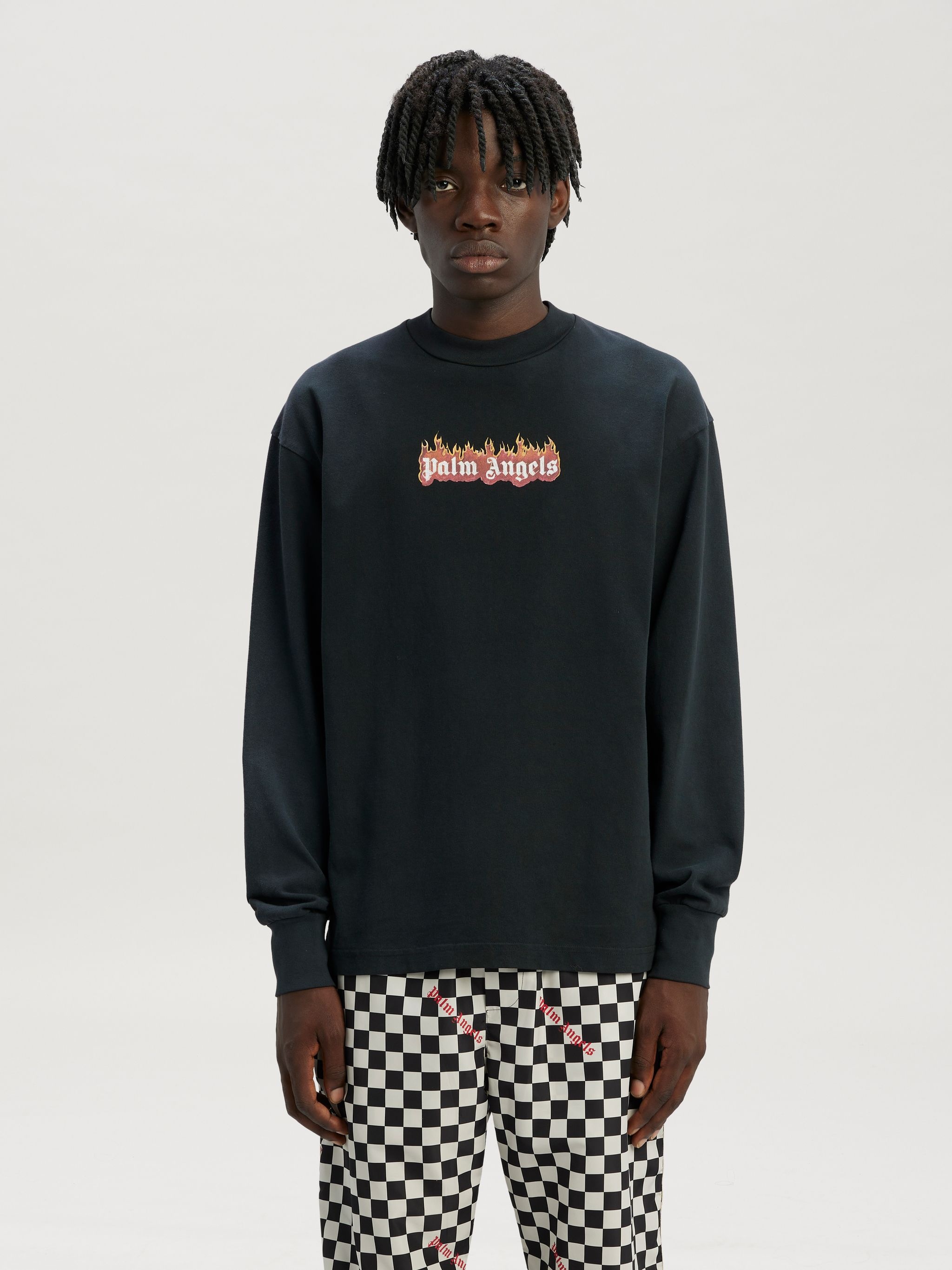 BURNING LOGO CLASSIC TEE LONG SLEEVES - 3