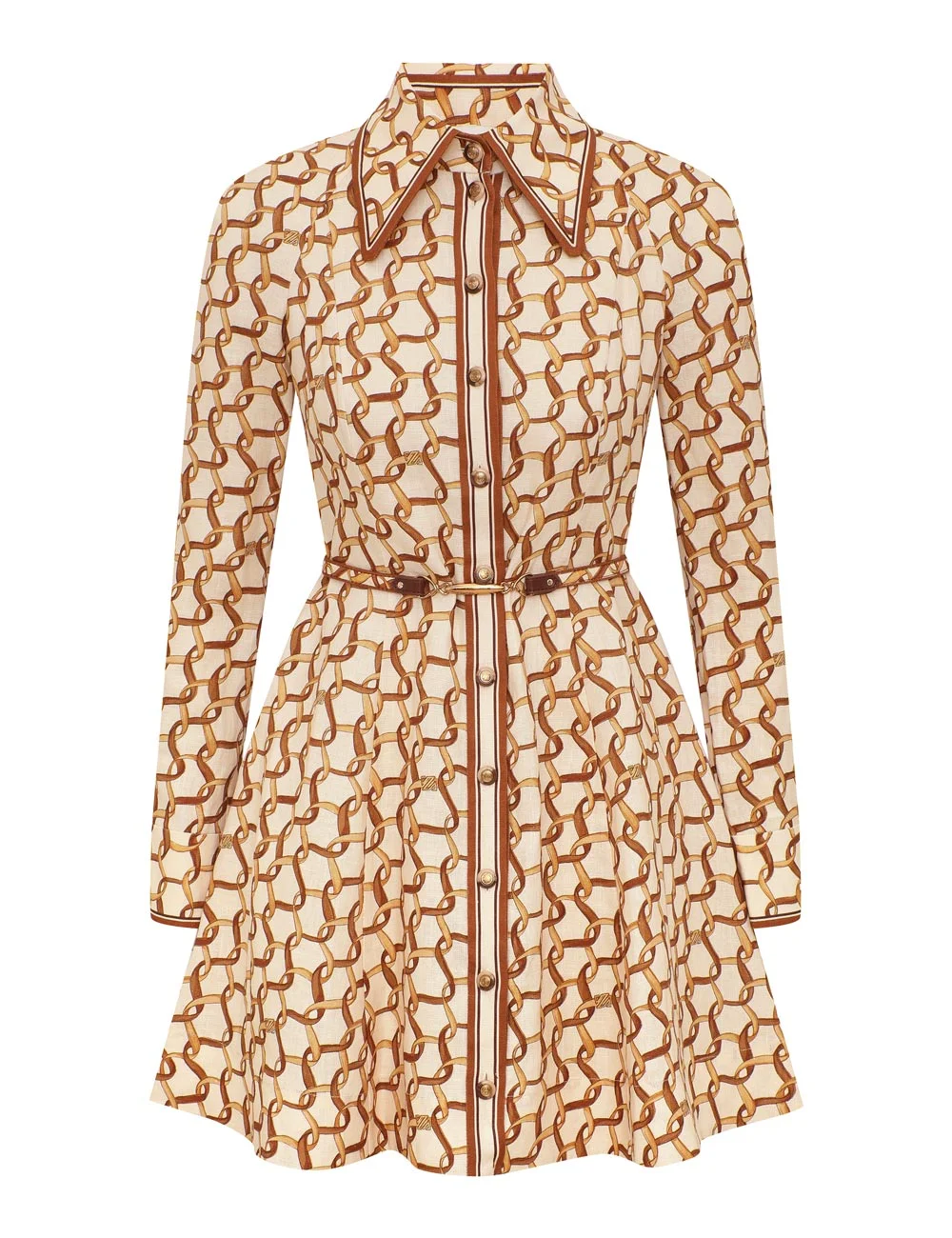 PANELLED MINI DRESS - 1