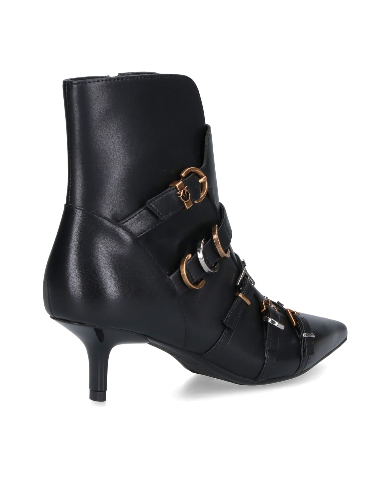 Ankle Boots With Buckle - 4