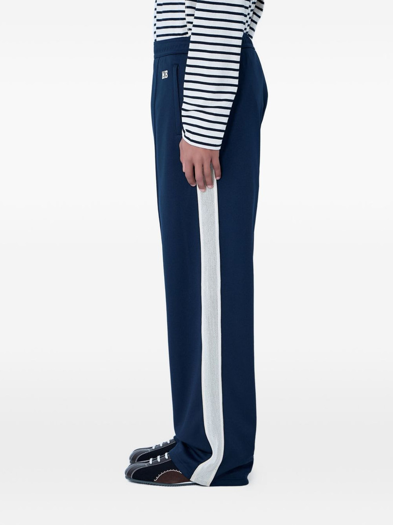 WALES BONNER elasticated-waist side-stripe trousers outlook