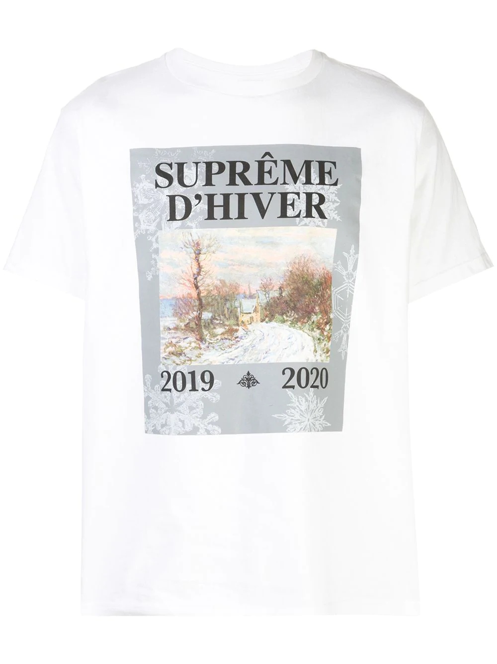winter print T-shirt - 1