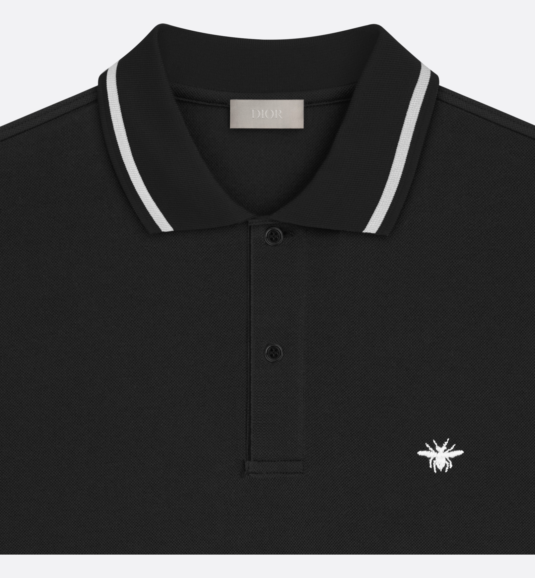 Polo Shirt with Bee Embroidery - 6