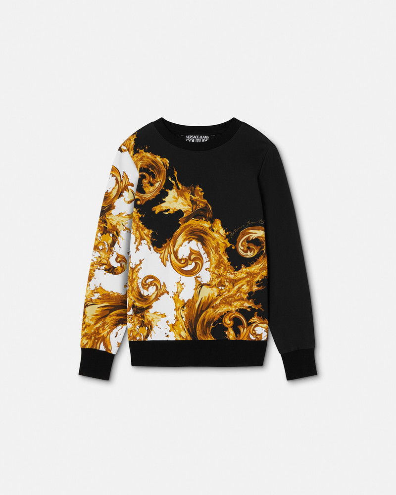 Printed Cotton-Jersey Sweatshirt 1